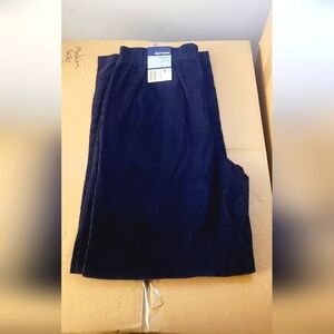 Basic Editions Retro Blue Navy Pants Relaxed Fit Size S